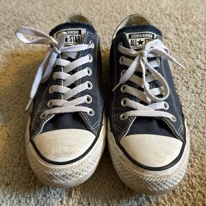 Converse Navy Low Top Sneakers